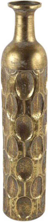 Warentuin Non-Branded vaas Peggie 14 x 66 5 cm staal goud