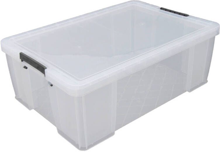 Whitefurze Allstore Opbergbox 51 liter Transparant 66 x 44 x 23 cm Opbergbox