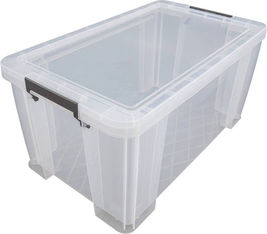 Whitefurze Allstore Opbergbox 54 liter Transparant 66 x 38 x 31 cm Opbergbox