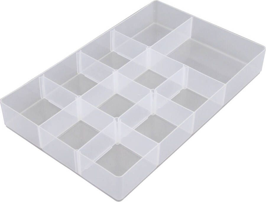Whitefurze Allstore Organiser voor opslagbox 5 5L en 10L 34 x 21 x 4 5 cm Opbergbox