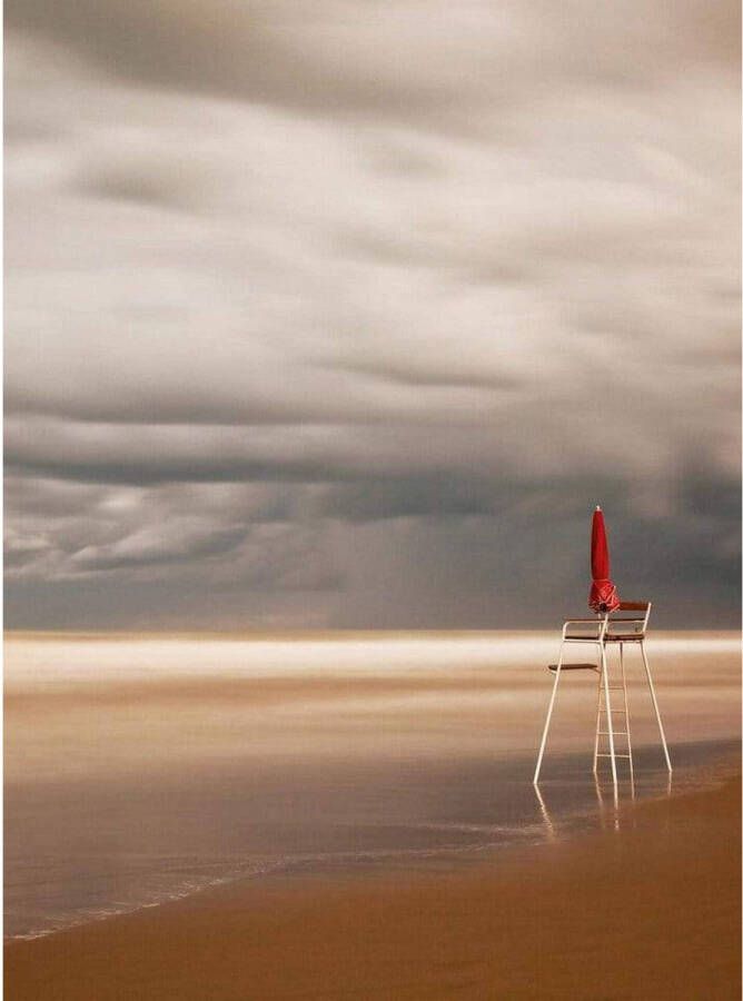 Wizard+Genius Fotobehang Chair At The Beach 192x260cm Vliesbehang
