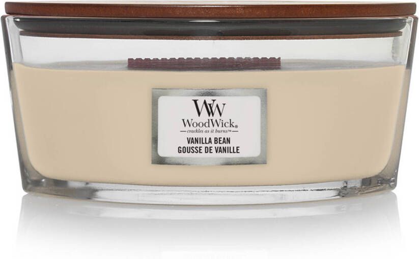 Woodwick Geurkaars Ellipse Vanilla Bean 9 cm 19 cm