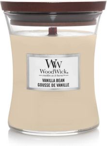 Woodwick Kaars Medium Vanilla Bean 11 Cm ø 10 Cm