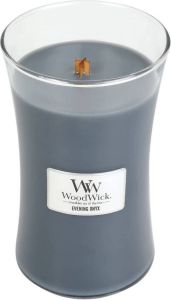 Woodwick Large Hourglass geurkaars Evening Onyx Tot 130 branduren