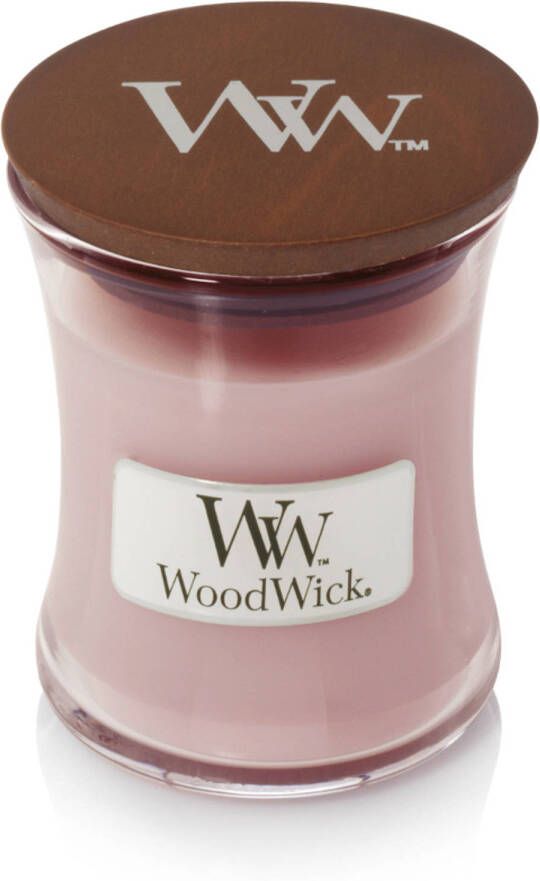 Woodwick Geurkaars Mini Rosewood 8 cm ø 7 cm