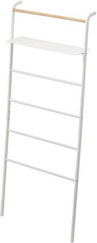 Yamazaki Ladder Hanger Wide with Rack White