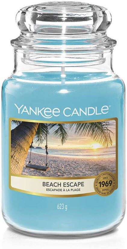 Yankee Candle Beach Escape geurkaars Large Jar Tot 150 branduren