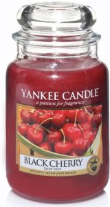 Yankee Candle Black Cherry geurkaars Large Jar Tot 150 branduren