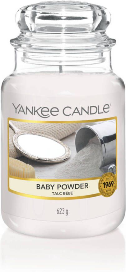 Yankee Candle Geurkaars Large Baby Powder 17 cm ø 11 cm