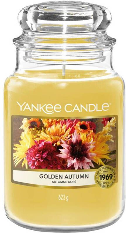 Yankee Candle Geurkaars Large Golden Autumn 17 cm ø 11 cm