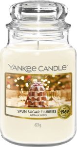 Yankee Candle Geurkaars Large Spun Sugar Flurries 17 cm ø 11 cm