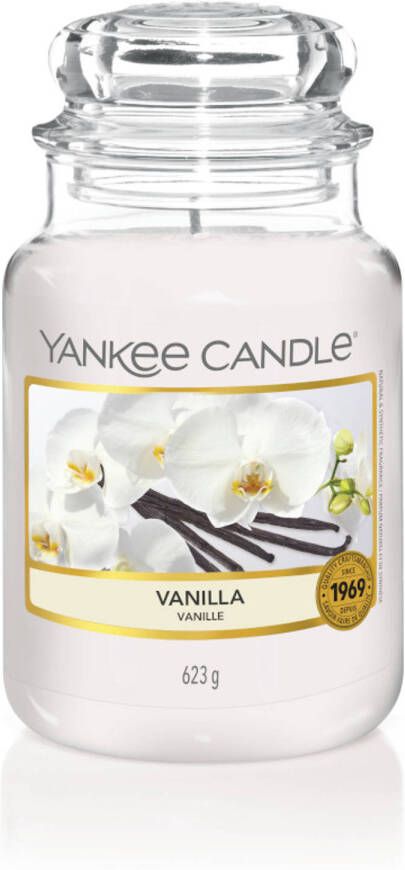 Yankee Candle Geurkaars Large Vanilla 17 cm ø 11 cm