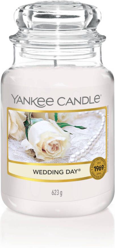 Yankee Candle Geurkaars Large Wedding Day 17 cm ø 11 cm