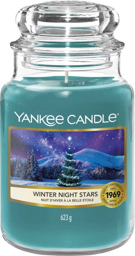 Yankee Candle Geurkaars Medium Winter Night Stars 13 cm ø 11 cm