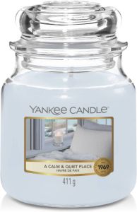 Yankee Candle Geurkaars Medium A Calm & Quiet Place 13 cm ø 11 cm