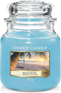 Yankee Candle Geurkaars Medium Beach Escape 13 Cm ø 11 Cm