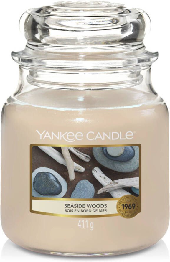 Yankee Candle Geurkaars Medium Seaside Woods 13 cm ø 11 cm