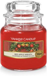 Yankee Candle Geurkaars Small Red Apple Wreath 9 cm ø 6 cm