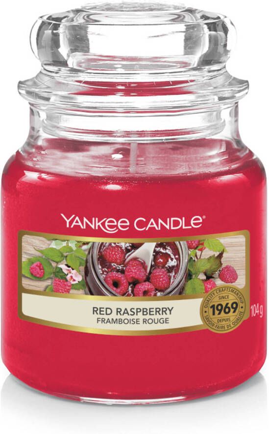 Yankee Candle Geurkaars Small Red Raspberry 9 cm ø 6 cm
