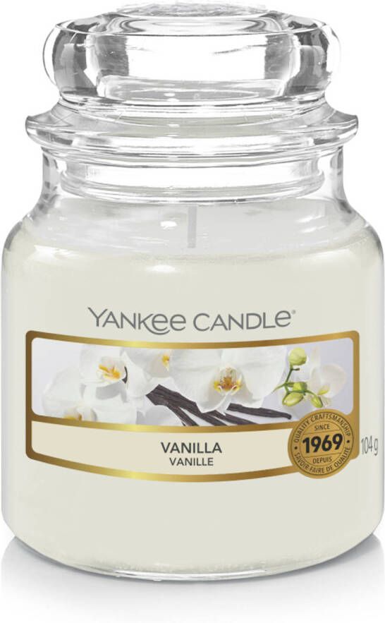 Yankee Candle Geurkaars Small Vanilla 9 cm ø 6 cm