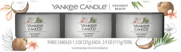 Yankee Candle Giftset Coconut Beach 3 Stuks