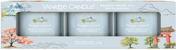 Yankee Candle Giftset Majestic Mount Fuji 3 Stuks