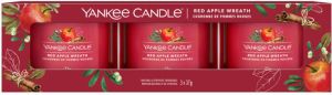 Yankee Candle Giftset Red Apple Wreath 3 Stuks