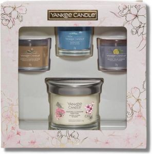 Yankee Candle Giftset Sakura Blossom Festival Small Tumbler & 3 Filed Votive