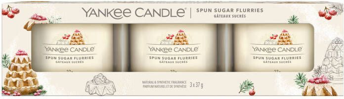 Yankee Candle Giftset Spun Sugar Flurries 3 Stuks