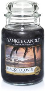 Yankee Candle Large Jar Geurkaars Black Coconut