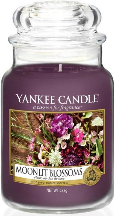 Yankee Candle Moonlit Blossoms geurkaars Large Jar Tot 150 branduren