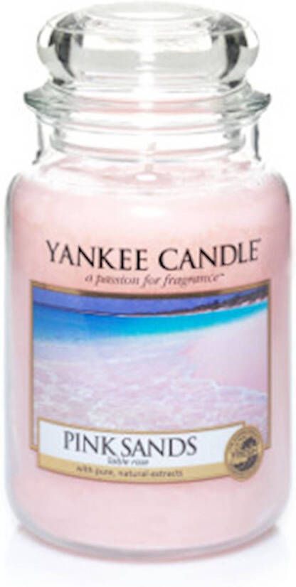 Yankee Candle Pink Sands geurkaars Large Jar Tot 150 branduren