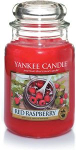Yankee Candle Red Raspberry geurkaars Large Jar Tot 150 branduren