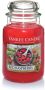 Yankee Candle Red Raspberry geurkaars Large Jar Tot 150 branduren - Thumbnail 1