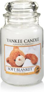 Yankee Candle Soft Blanket geurkaars Large Jar Tot 150 branduren
