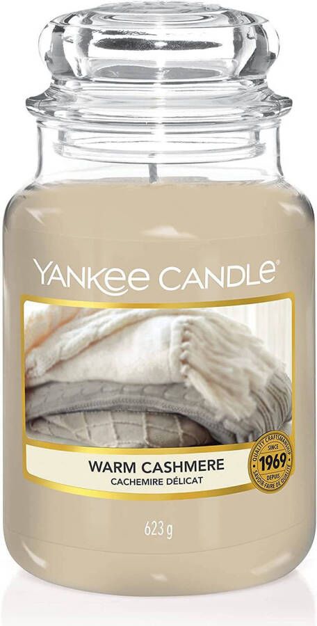 Yankee Candle Warm Cashmere geurkaars Large Jar Tot 150 branduren