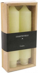 Yellow Webshop Countryfield Kaarsen Vela 15 5 Cm Wax 2 Stuks