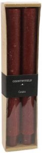 Yellow Webshop Countryfield Kaarsen Vela 25 Cm Wax 2 Stuks