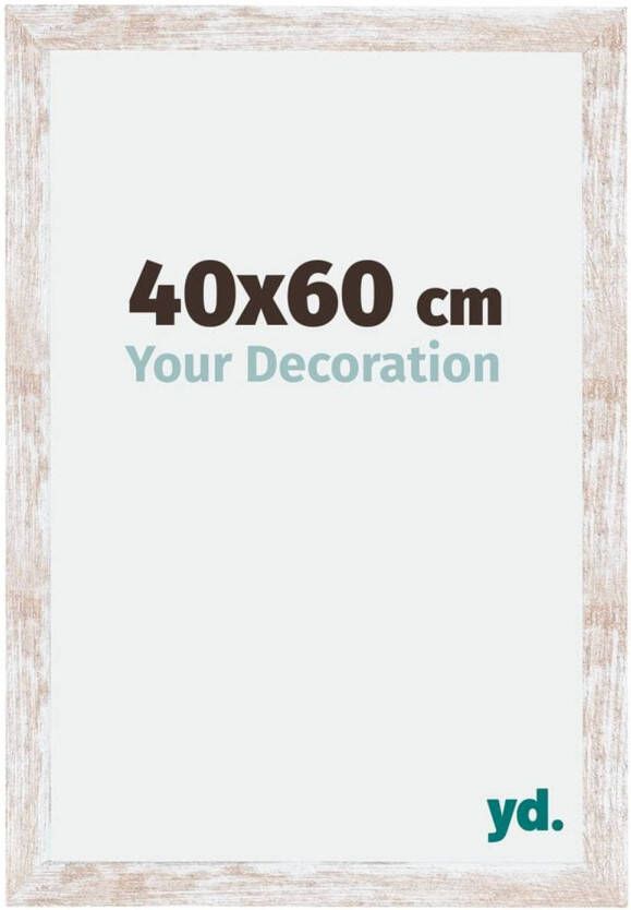 Your Decoration Catania MDF Fotolijst 40x60cm White Wash