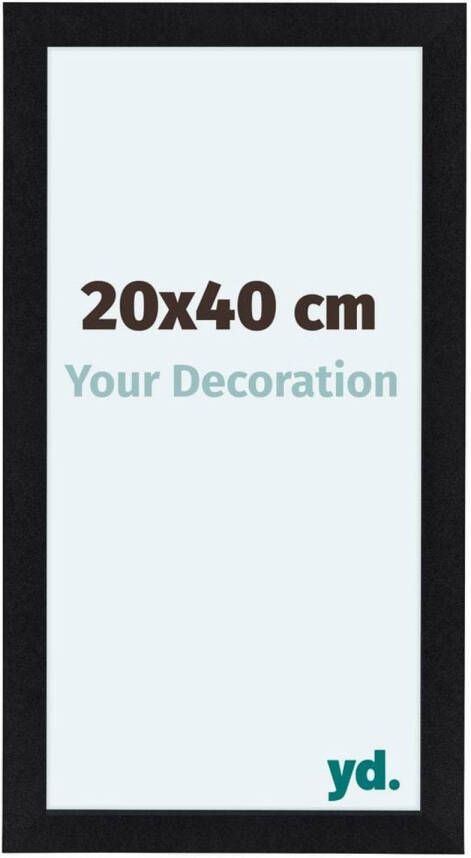 Your Decoration Como MDF Fotolijst 20x40cm Zwart Mat