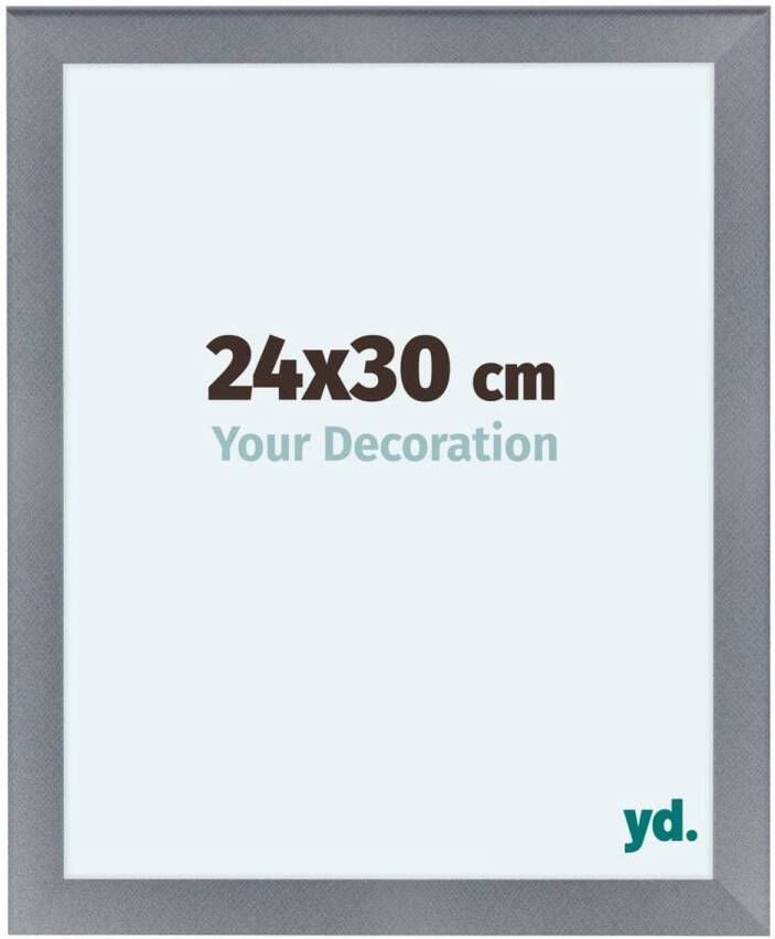 Your Decoration Como MDF Fotolijst 24x30cm Aluminium Geborsteld