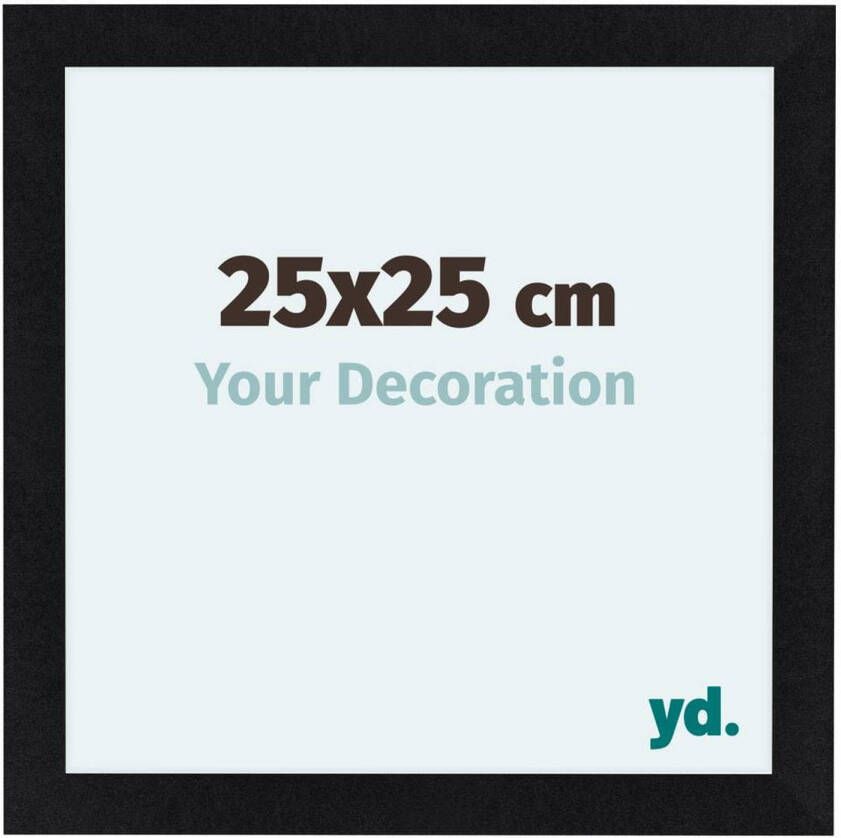 Your Decoration Como MDF Fotolijst 25x25cm Zwart Mat