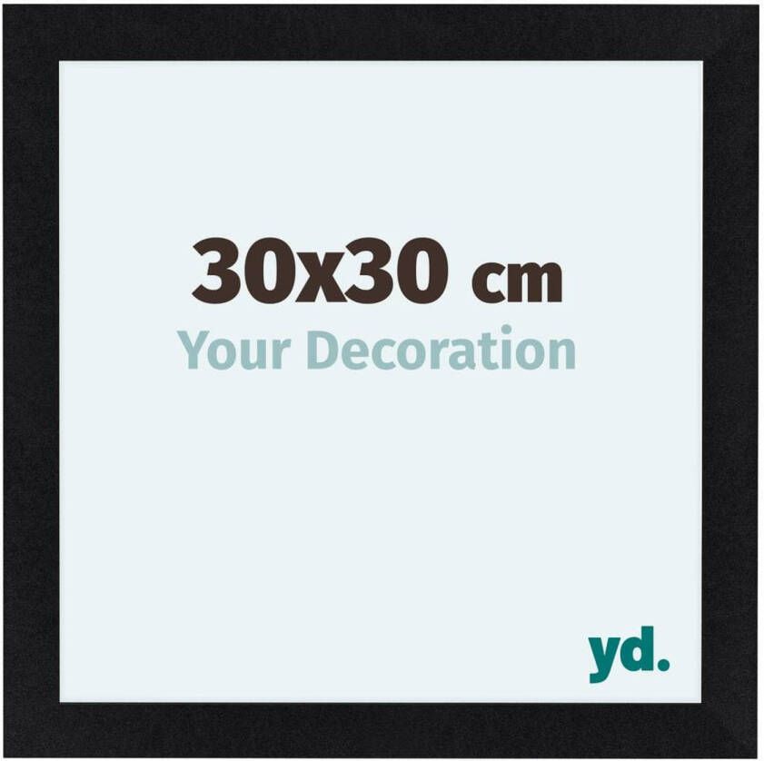 Your Decoration Como MDF Fotolijst 30x30cm Zwart Mat