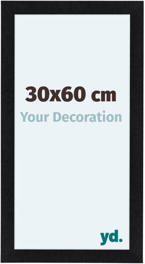 Your Decoration Como MDF Fotolijst 30x60cm Zwart Mat