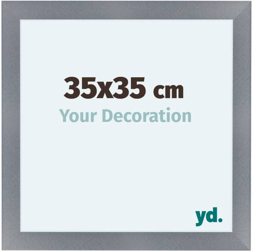 Your Decoration Como MDF Fotolijst 35x35cm Aluminium Geborsteld