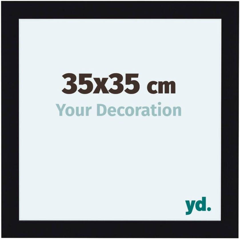 Your Decoration Como MDF Fotolijst 35x35cm Zwart Hoogglans