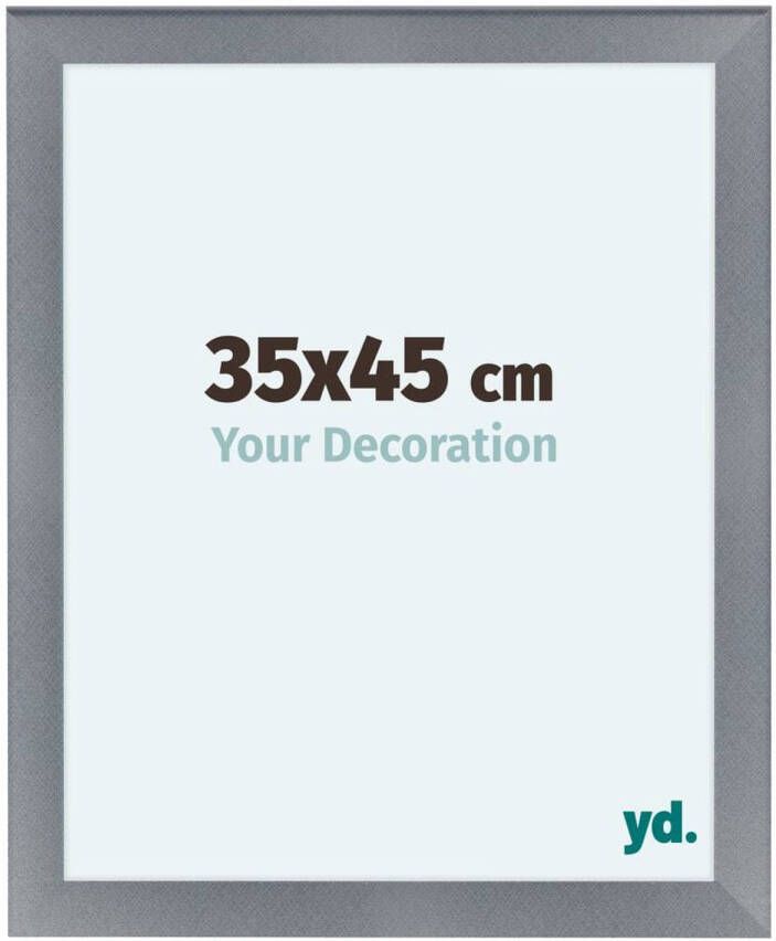 Your Decoration Como MDF Fotolijst 35x45cm Aluminium Geborsteld