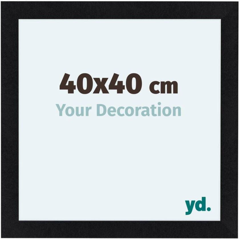 Your Decoration Como MDF Fotolijst 40x40cm Zwart Mat