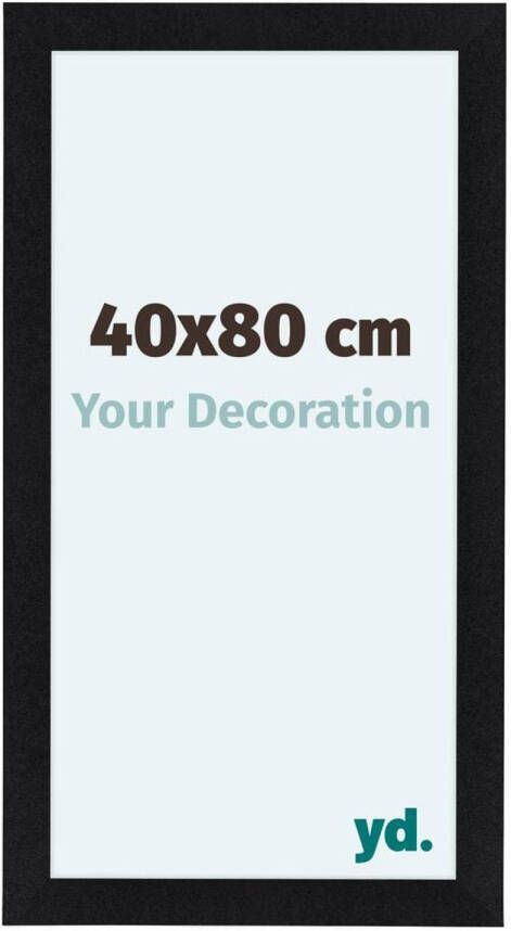 Your Decoration Como MDF Fotolijst 40x80cm Zwart Mat