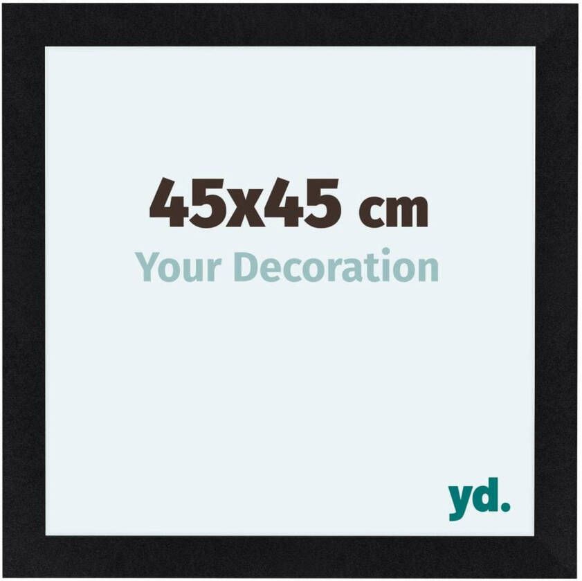 Your Decoration Como MDF Fotolijst 45x45cm Zwart Mat